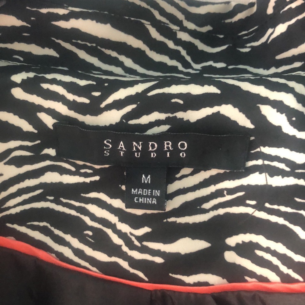 Designer Sandro , Pretty Raincoat Jacket - image 2